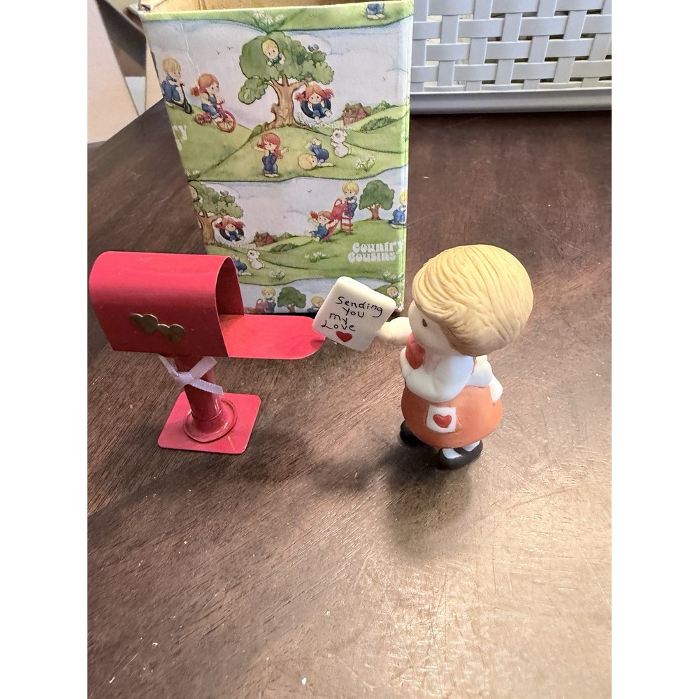 Enesco Country Cousins Polly metal Milnox 323713 Valentine's day